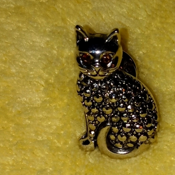 Cat Pin Brooch - Picture 1 of 2